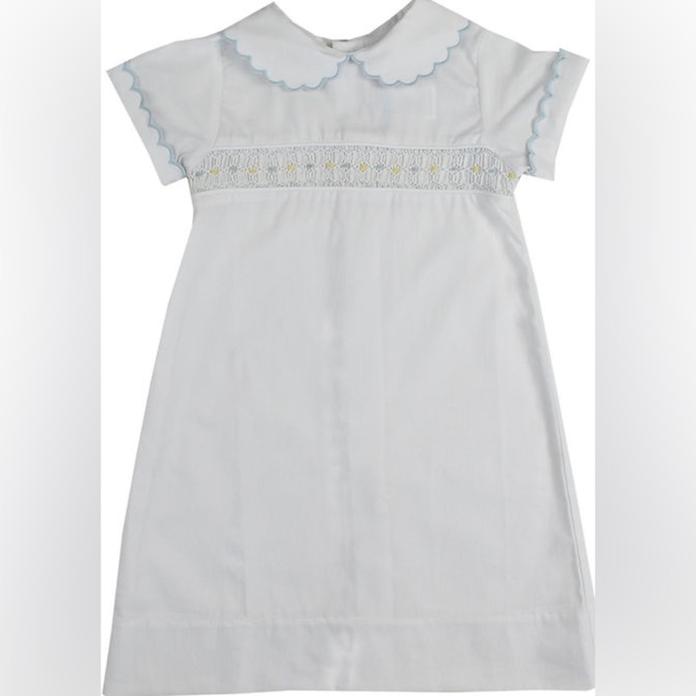Lullaby Set Smocked Day Gown Newborn NWT